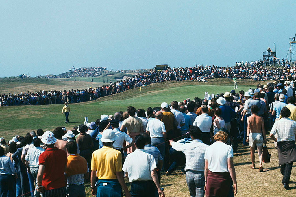 Crowds at The Open in 1977